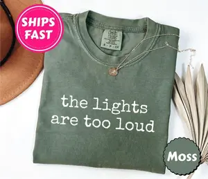 [SALE UP TO 50% + FREE SHIP] Sensory Overload Comfort Colors® Tee, Neurodivergent Autism ADHD Gift, Overstimulated Shirt, Funny Mental Health TShirt, Introvert Humor Tee