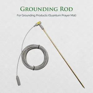 Grounding Rod for Grounding Products | 12" Brass Earthing Grounding Rod with 40ft wire