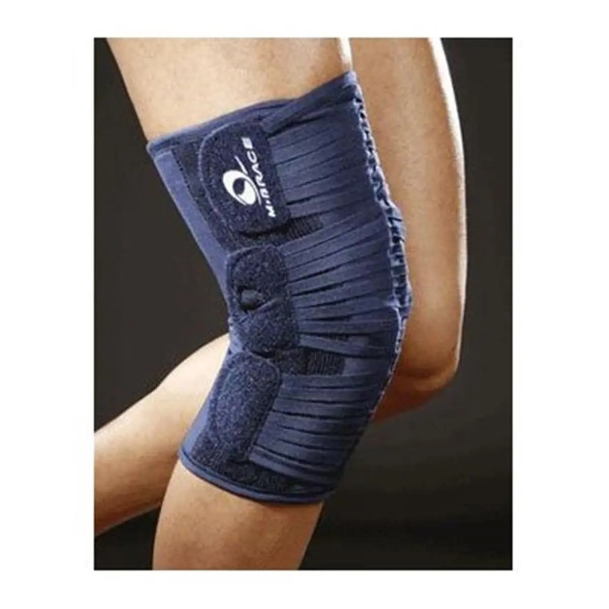 212 MAIN M-Brace Pet Patellar Knee Brace - Aluminum Hinge, Breathable Fit, Removable Buttress, Universal Fit, Steel Coil, Right/Left Use, Locking System, Versatility, Blue, Size 4X-Large