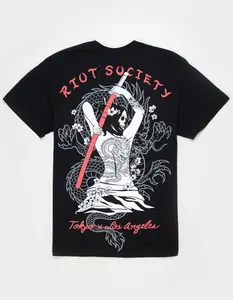 RIOT SOCIETY Geisha Tattoo Mens Tee