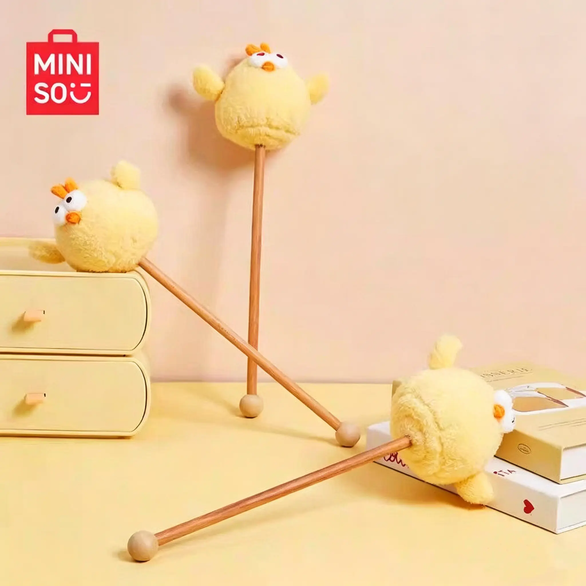 Miniso Dun Series Plush Massage Hammer, Cute Relaxation Handheld Massager, For Daily Body Relief, Desktop Decor And Birthday Gift For Close Friends, Back To School
