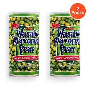 Hapi Spicy Wasabi-Flavored Crunchy Green Peas Snack, 9.9oz (280g)
