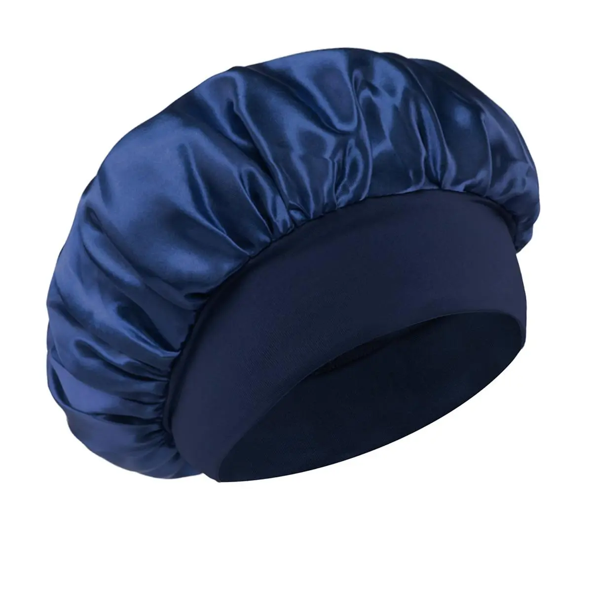 Satin Shower Cap for Adults, Portable Satin Bath Accessory with Breathable, Quick-Drying, Waterproof, Cute Design, Red Bathroom Shower Cap, Satin Shower Caps Shampoo Cap Hair Cap
