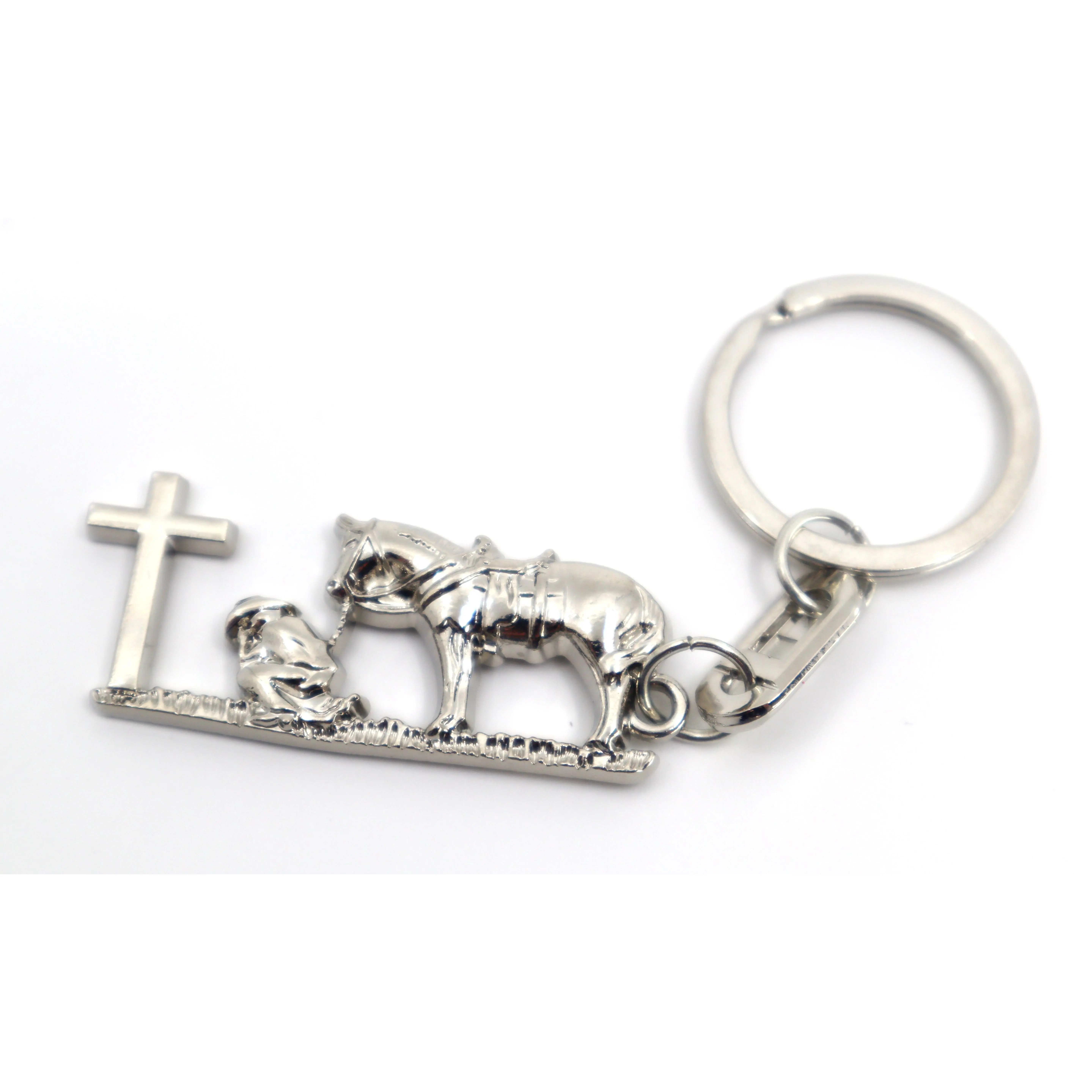 Praying Cowboy Key Ring PSTPKR09 Praying Cowboy Key Ring PSTPKR09