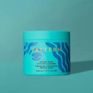 PATTERN Beauty Indigo Rain Styling Custard | Lightweight, Crunch-Free Hold & Curl Definition, 15 fl oz