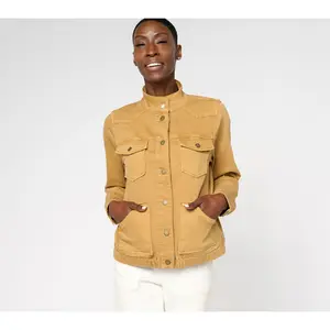 Belle Boho by Kim Gravel Vintage-Style Utility Jacket