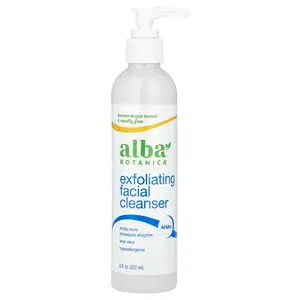 Alba Botanica Exfoliating Facial Cleanser, 8 fl oz (237 ml)