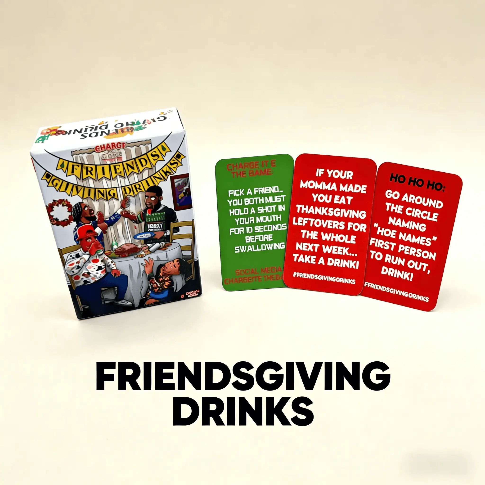 Charge It 2 The Game Drinking Cards - Friends Giving Drinks – Ultimate Holiday Drinking Game, 90 Fun Cards, Dares, Hilarious Icebreaker Challenges