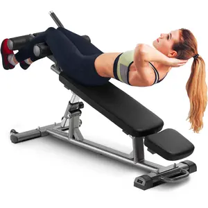 VEVOR Weight Bench,  Adjustable Strength Training Bench, Press Bench for Full Body Workout, 1000 LBS Multi-Purpose Sit up Bench for Home Gym Exercise, Incline Decline Bench with Reverse Crunch Handle