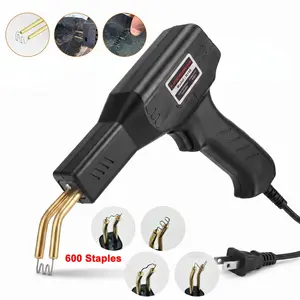 Universal Plastic Welder Hot Stapler Gun Kit for Car Bumper Fairing & Body Repair 600 Staples