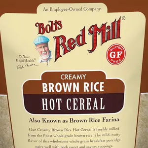 Bob's Red Mill Creamy Rice Farina Hot Cereal, Brown, 26 Ounce