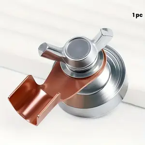 1pc 304 Stainless Steel & Copper Welding Grounding Clamp - Strong Magnetic Base, Removable Cover, Ideal for Electrical Appliances & Tools, Grounding Tool | Professional Welding Equipment | Durable Welding Clamp, Welding Accessory