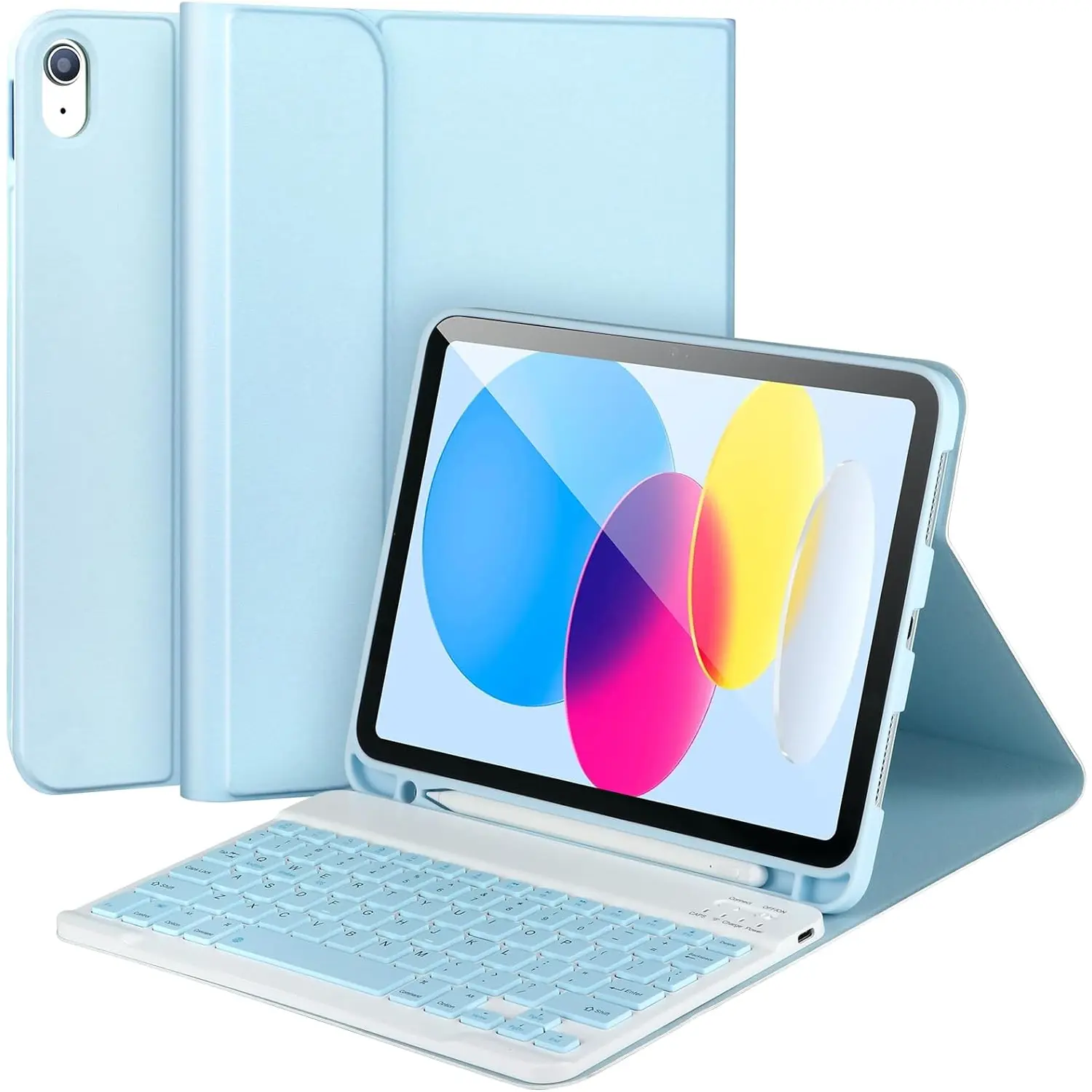 iPad 10th Generation Case with Keyboard 10.9 Inch 2022 Detachable Pink Bluetooth Keyboard with Built in Pencil Holder CoveriPad 10th Generation Case with Keyboard 10.9 Inch 2022 Detachable Pink Bluetooth Keyboard with Built in Pencil Holder Cover
