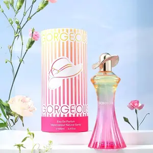 Bharara Women's Gorgeous 3.4 Ounce Eau de Parfum Strawberry Scented Perfume from China with Sea Salt Bergamot & Red Berries Top Notes