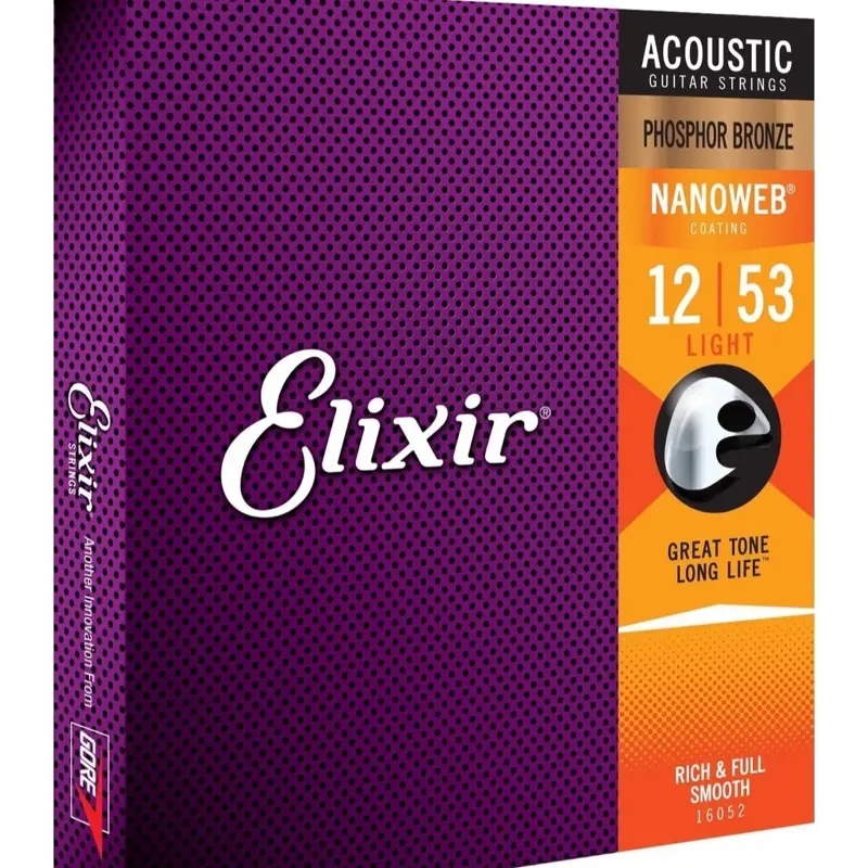 Elixir E16052 Phosphor Bronze Acoustic Light