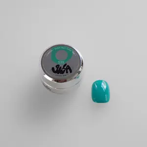 Teal Blue Potted Gel Nail Polish (S35) | One-Coat High Pigment Soft Gel | HEMA & TPO Free | SIiSA - Mellow Edit Exclusive