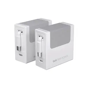 Gitryin Retractable 40W Charger for 3C Devices 2-Pack Compact Portable GaN 40W Power Adapter Fast Charging Solution