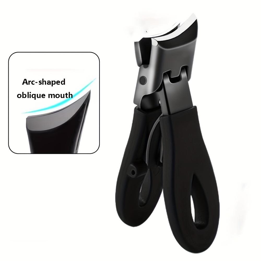 6Pcs Thick Toenail Clippers Set, Professional Ingrown Nail Nippers, Stainless Steel Pedicure Tools Set with Nail File & Cleaner