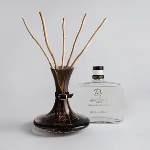 Daniel's Truth Decanter Reed Diffuser Olive Ridge 6.8oz (200ml) | Made in USA & Designed in Korea | K-Beauty Premium Home Fragrance