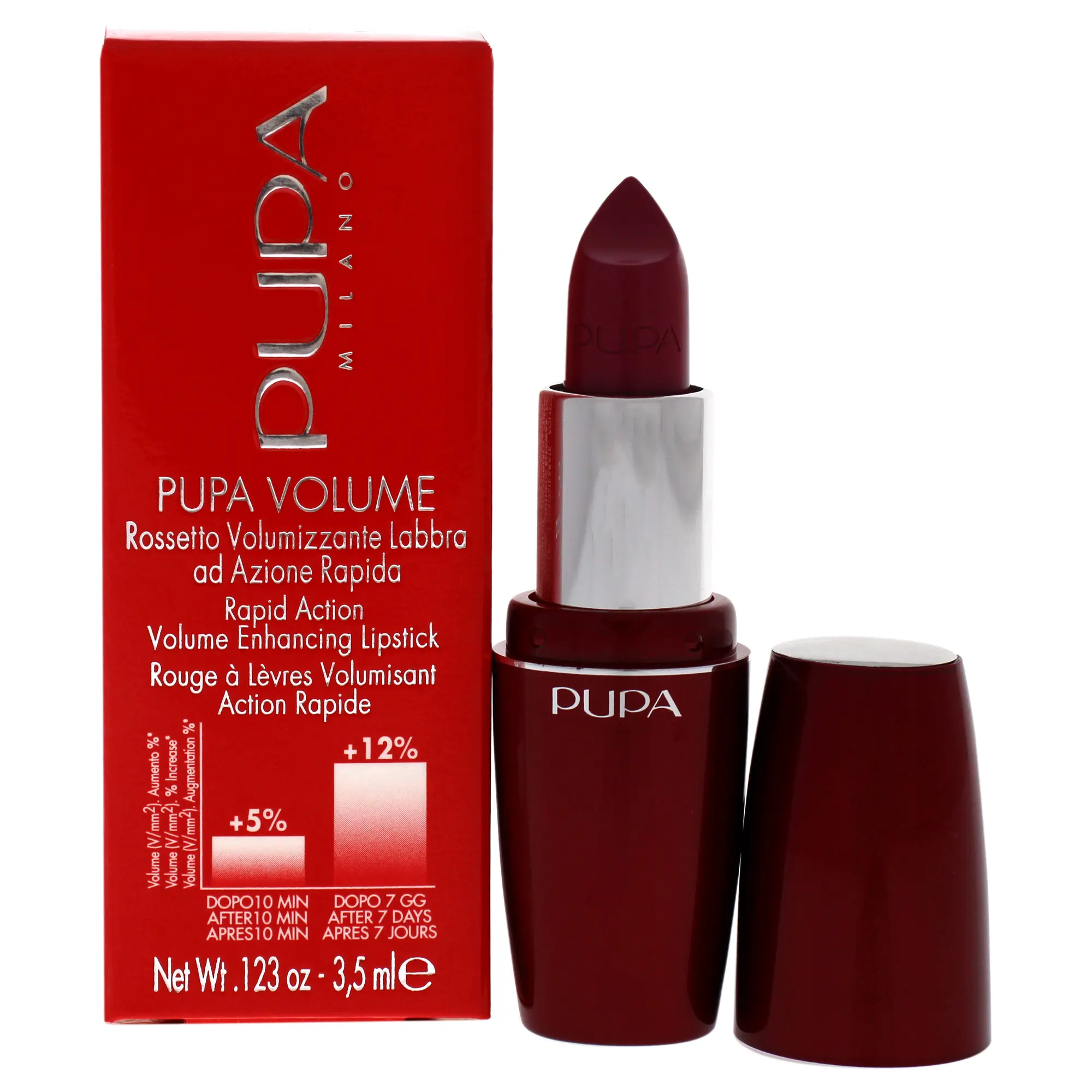Pupa Milano Pupa Volume - 302 Fuchsia Fatal For Women 0.123 oz Lipstick