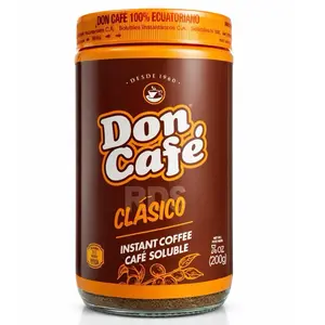 Don Café Clásico 100% Ecuadorian Instant Coffee 7 oz Soluble Cafe