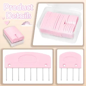 25Pcs Knit Blocking Pins Kit, Pink Color Knit Blocking Combs, Knit Blocking Combs for Blocking Knitting, Crochet, Lace or Needlework Projects,Knitting Block Tool for Blocking Mats (8/4 Pins) - Home Improvement.
