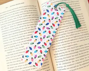 Christmas Lights Laminated Bookmark