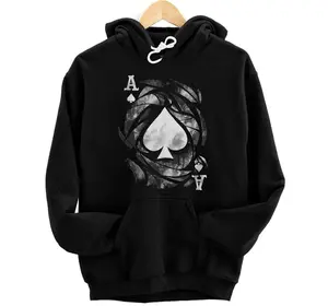 Personalized Ace Of Spades Backside Pullover Hoodie