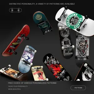Creative New Unique Finger Skateboard Professional Beginner Kit with Tools, Fingertip Dance Desktop Toy, Model Xinghao Gz-H01
