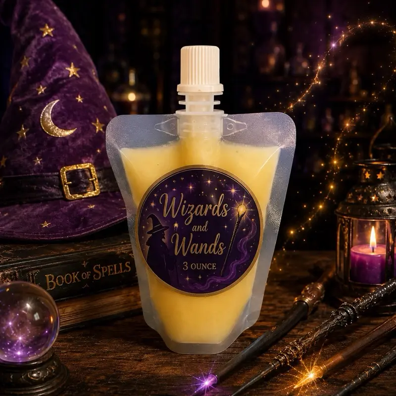 Wizards & Wands 3 oz squeezable wax Relaxing Pressure Candles Wax Melts