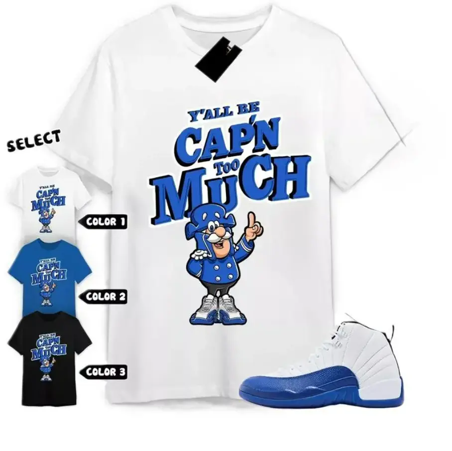 AJ 12 Blueberry Shirt Men, Blueberry Jordan 12 Outfit, Gildan 5000 Unisex Shirt, 100% Cotton, Design Printed T-Shirt, Classic Fit, Size S-5XL