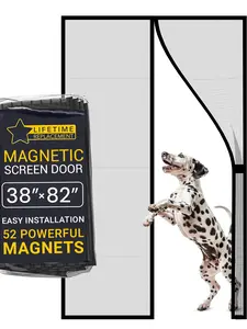 Flux Phenom Magnetic Screen Door – Keeps Bugs Out, Lets Fresh Air In | 9-Min Install, 52 Magnets, Pet & Kid Friendly (38x82) Flux Phenom Magnetic Screen Door – Keeps Bugs Out, Lets Fresh Air In | 9-Min Install, 52 Magnets, Pet & Kid Friendly (38x82)