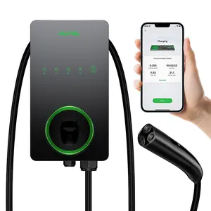 Autel Level 2 Home Smart EV Charger NACS, Up to 50Amp, Hardwired 240V EV Charge Station, Indoor/Outdoor Car Charging Station, Flexible 25-Foot Cable, Compatible with Tesla