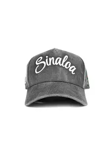 " SINALOA "  Signature Acid Wash Cap ( Gray )