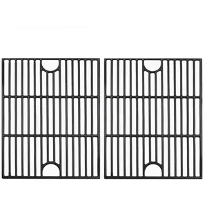 17 Inch Grill Grate for Nexgrill 4 Burner 720-0830H 720-0670A 720-0783E 720-0958A 5 Burner 720-0888N, Cast Iron Cooking Grids for Kenmore 415.16106210 Expert Grill 720-0789H 720-0789C Replacement Part