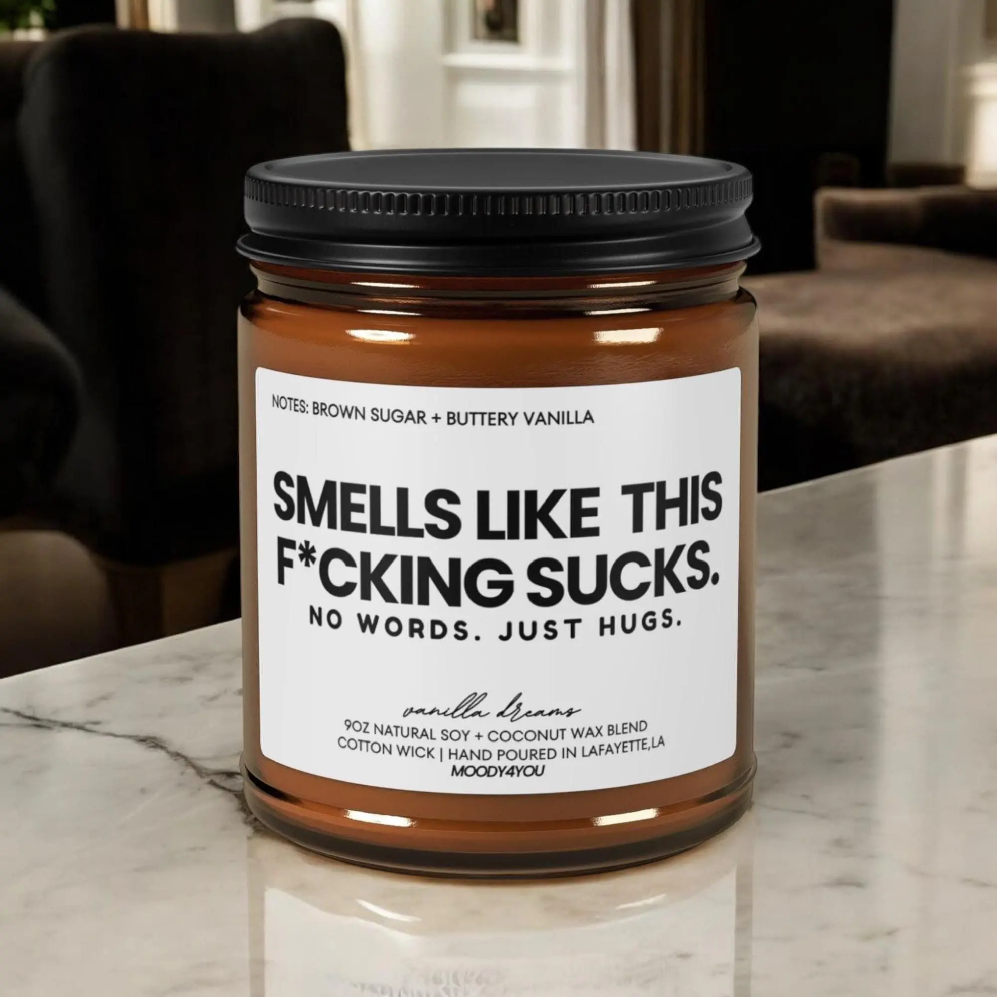 Sympathy Gift, This Sucks Grief Candle, Thinking Of You Gift, Condolence Gift, Loss of, Memorial Gift, Mourning Gift, Bereavement Gifts
