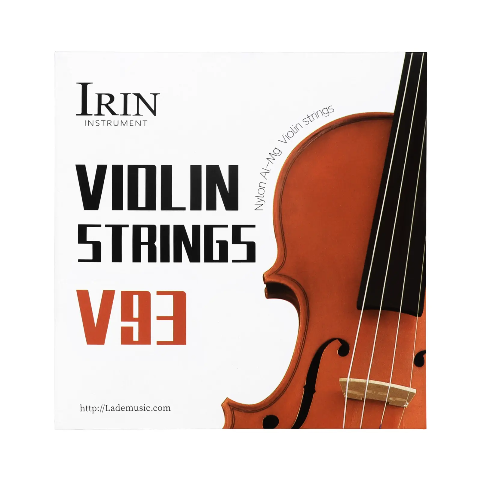 Irin Violin Strings Performance Grade Nylon Material, High-Quality Musical Instrument Parts, Durable and Resistant, Ideal for Professionals