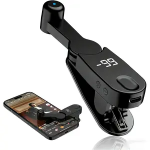 Rechargeable Auto Clicker with Digital Display, Clamp Design, USB, Perfect for Live Streaming and Gaming Automation, Essential Player Tool, Mobile
