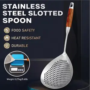 Fine Mesh Stainless Steel Colander - 2026 Upgraded Version Ultra-Fine Filter Mesh with Handle, Oil Filter Spoon, Food Strainer for Kitchen