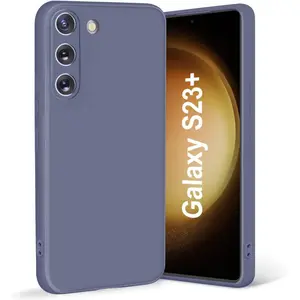 Liquid Silicone Case for Samsung Galaxy S23 Plus/S23+ (6.6-inch), Suitable for Wireless Charger Shockproof, Scratch & Protective Soft Case Cover with Liquid Silicone Rubber Skin