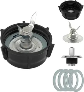 for Oster Blender Replacement  Kit - Ice   with Jar Base Cap, Coupling Stud Slinger Pin & 4 Rubber O Ring Sealing Gaskets
