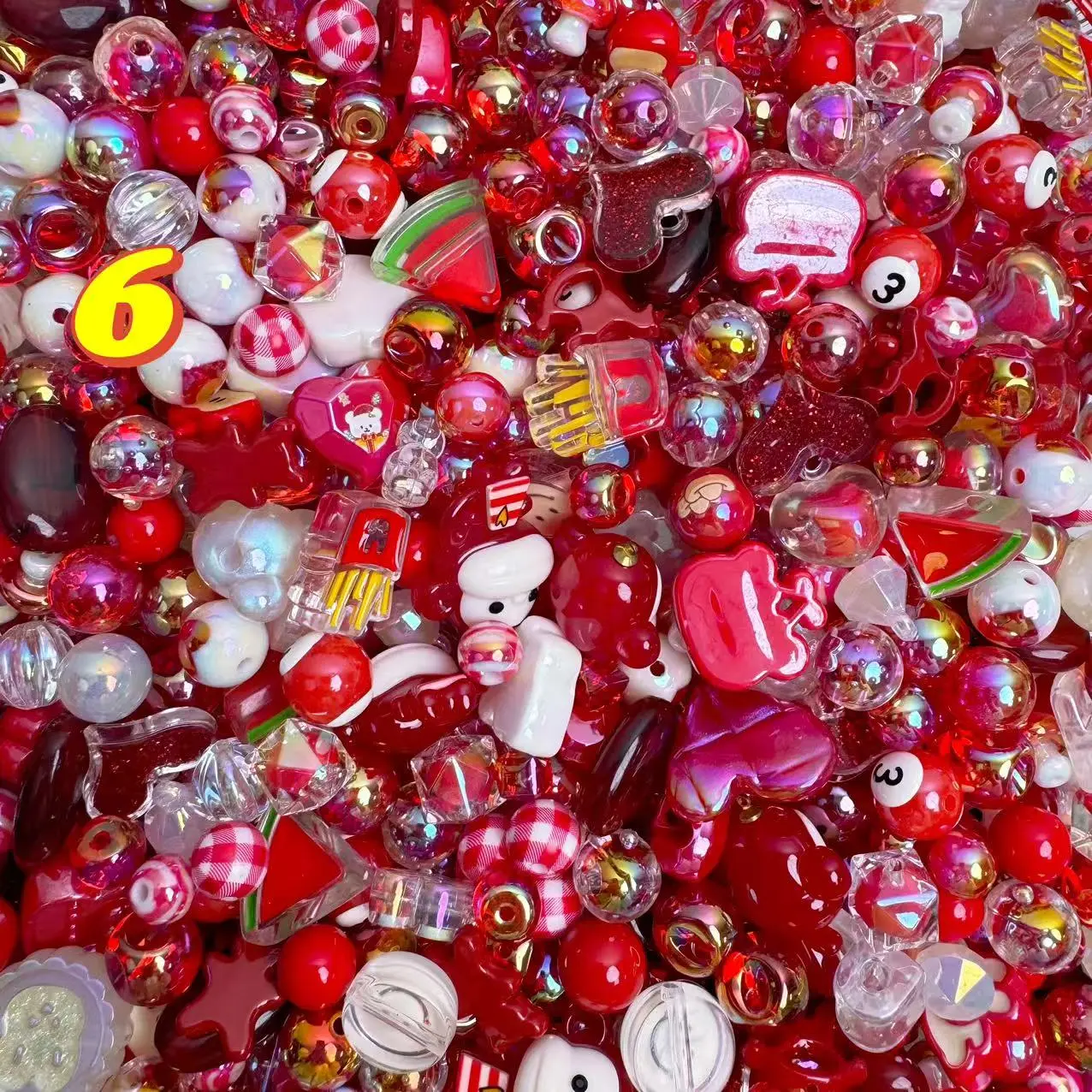 [Newbie Recommend]$11.9 Beads Clearance Sale Limited Deal | Acrylic Bead Mix for DIY Craft Bracelets Phone Charms Necklaces Limited Time Only