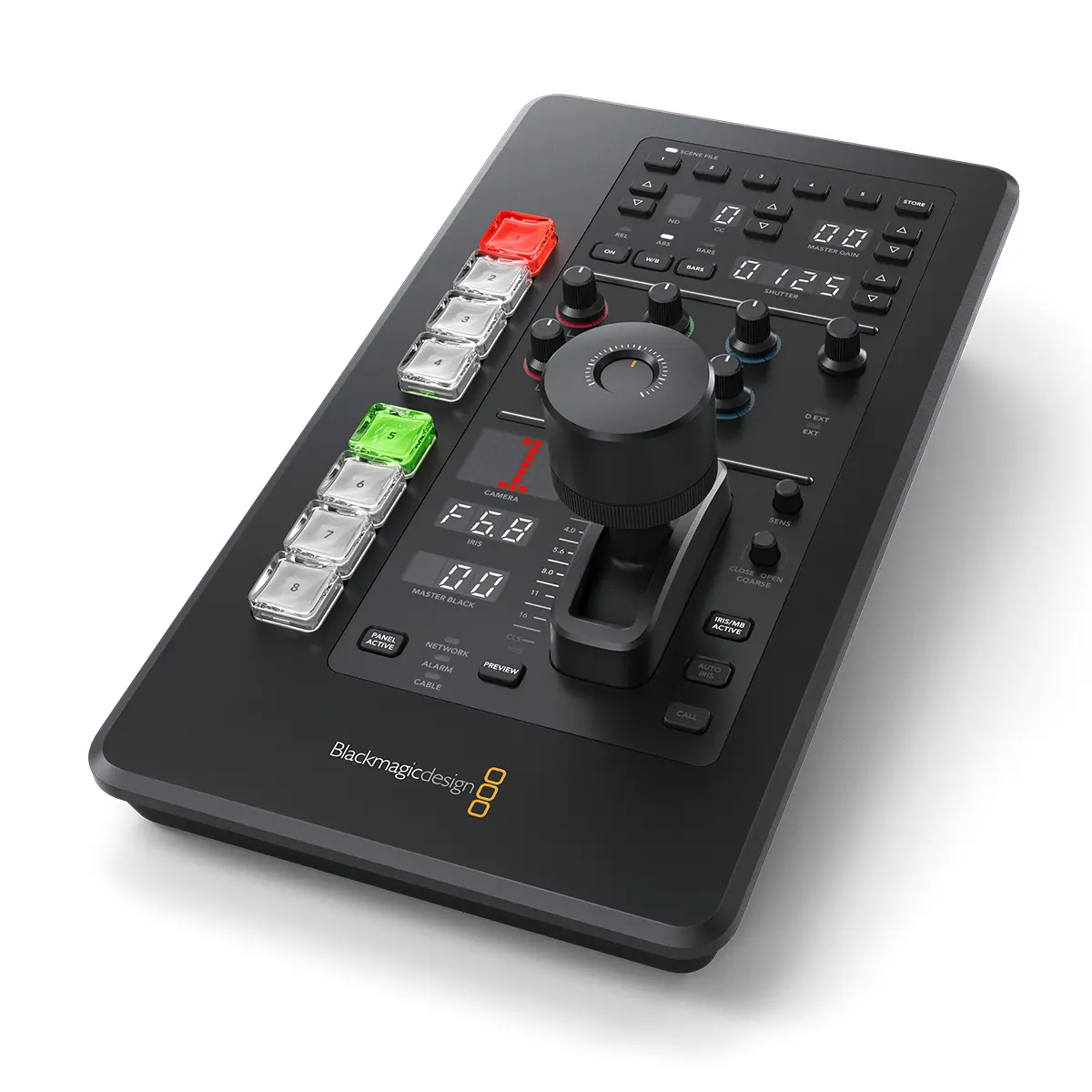 Blackmagic Design ATEM Micro Camera Panel - Portable USB-C Electronic Remote Control with Button Operation, Stable Cable Connection, 1 Year Warranty, Boxed Set for Camera Sync Audio-Video Mixing Setups