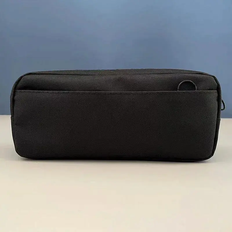 Double layer cute high quality large capacity portable stationery storage bag suitable for school, office and travel supplies, cute design durable storage bag