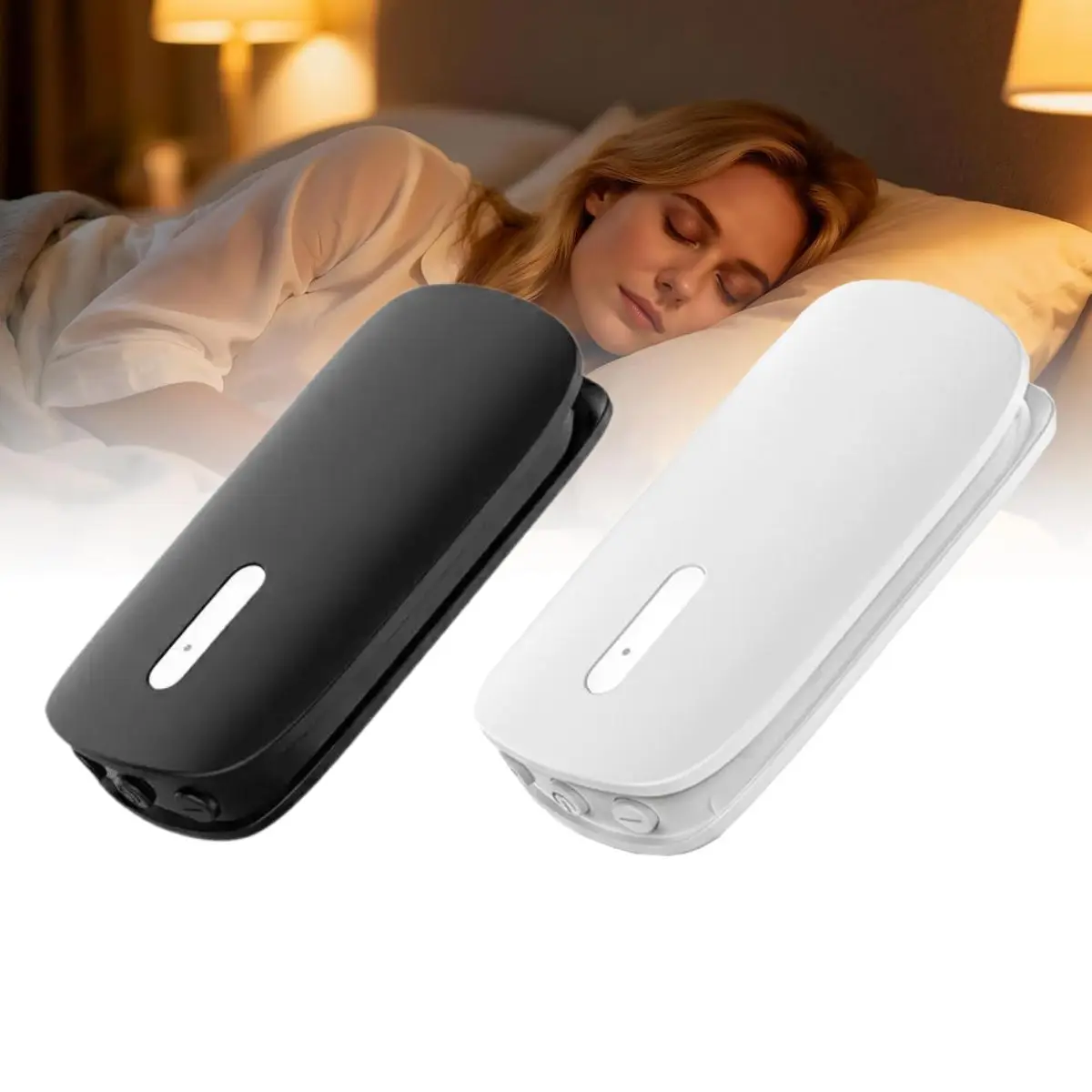 Under Pillow Speaker, Bone Conduction Sound Box for Sleep Aid ASMR Music White Noise, Perfect for Side Sleepers Private Bedside Listening
