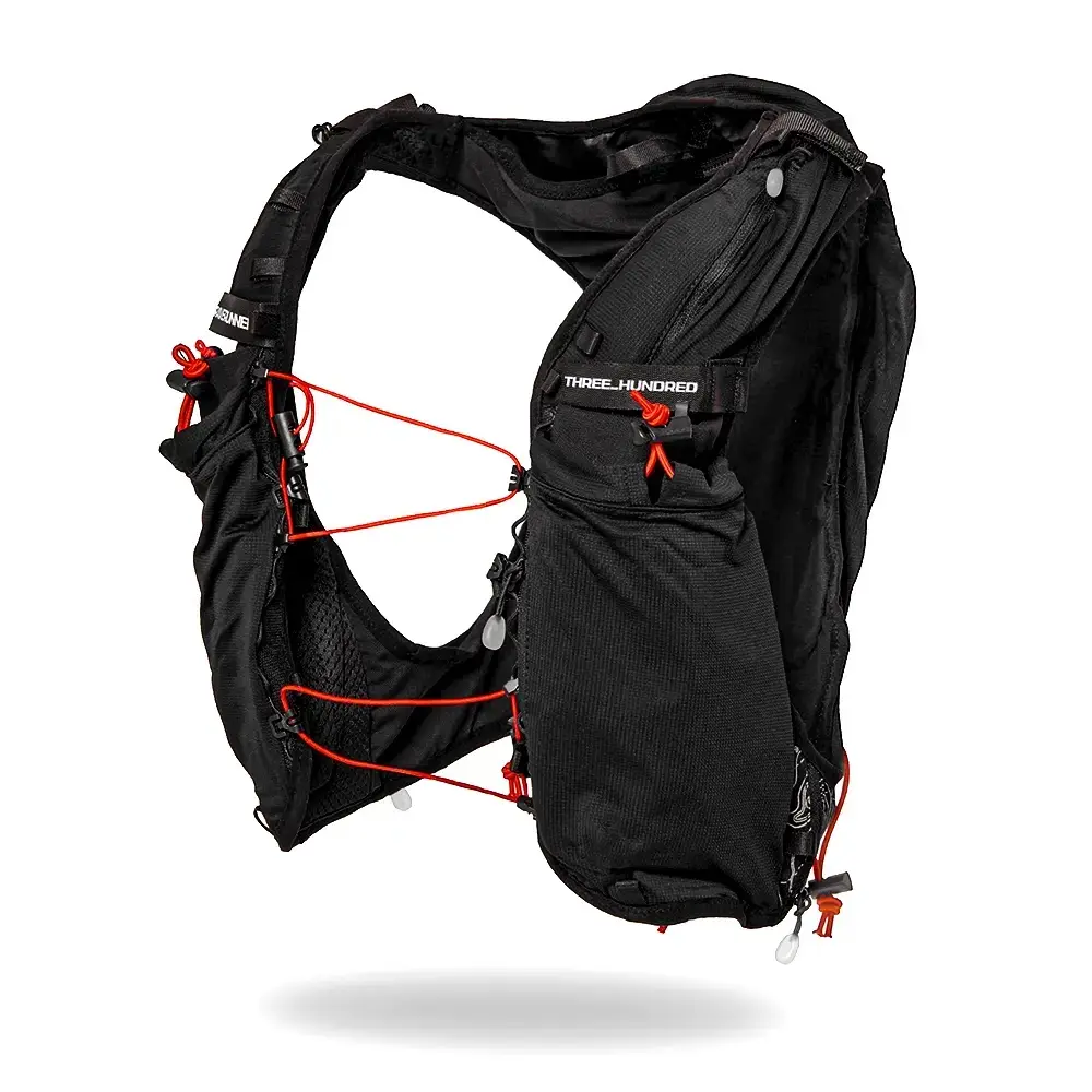 RAVERUNNER THREE_HUNDRED 15L Running Hydration Vest – Modern Fit, Anti-Chafe, Night Ready, 16 Pockets