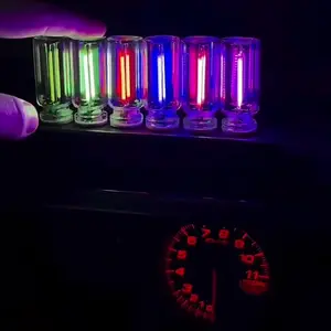 USB Night Light Touch Dimming LED Incandescent Portable Lighting Plug and Play for Bedroom & Car Interior Decorative Ambient Light