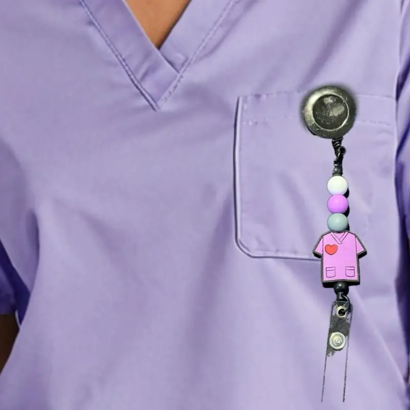 Nurse Badge, Clip-Attached Office Identification Badge, Small Item for Daily Use, Professional Symbol for Medical Staff