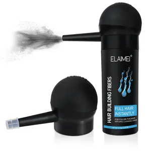 Elaimei Hair Fiber Powder Set, 4 Colors Available, 27.5g/0.97oz, Thickening Spray, Instantly Conceal Sparse Hair, Gift for Men and Women, Styling Powder