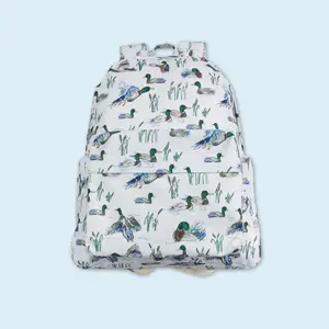 Mallard duck hunting baby boy kids backpack